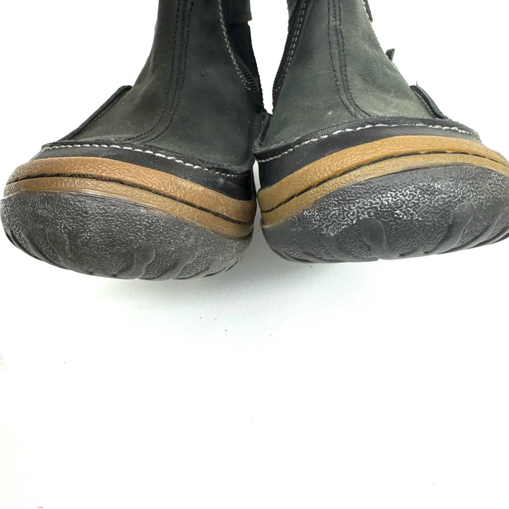Merrell Decora Chant Waterproof Leather Winter Boots - black w fur - Sz 6 - Picture 10 of 17